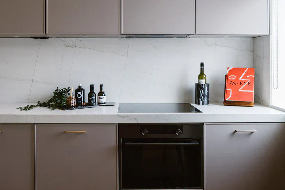 vaas/wijnkoeler zwart Ø12x18 cm